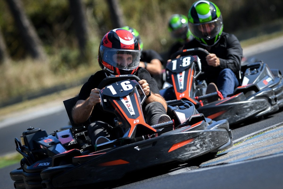 Photo réelle du circuit LOC'KARTING
